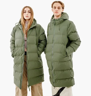 Парка унисекс Rains Jackets Green 1507-OLIVE