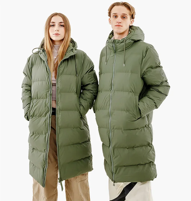Парка унісекс Rains Jackets Green 1507-OLIVE