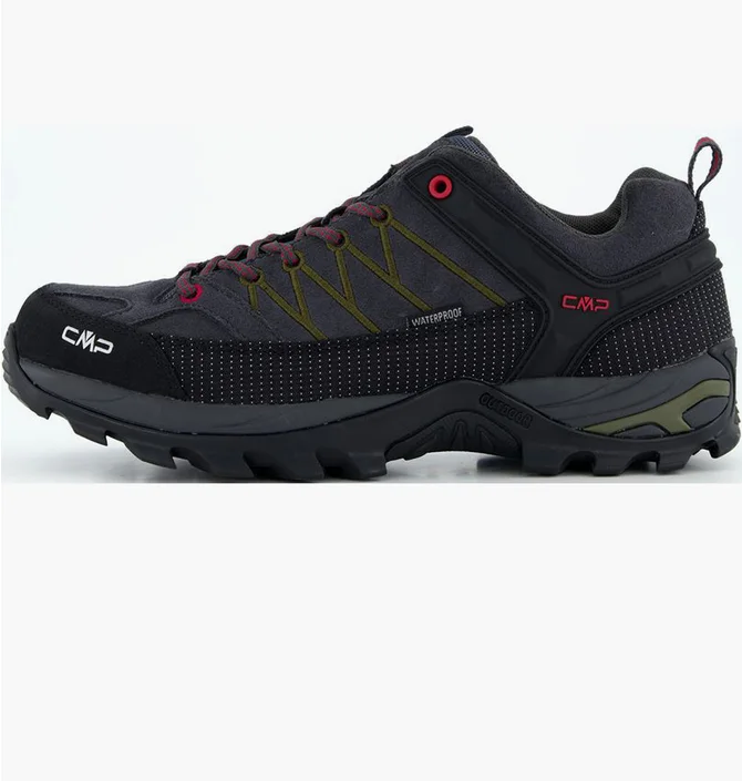 Кроссовки мужские CMP Rigel Low Trekking Shoes Wp Black 3Q13247-75US