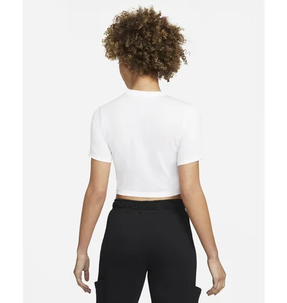 Футболка женская Nike W Nsw Tee Slim Crp Air White Dn5852-100