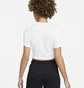 Футболка женская Nike W Nsw Tee Slim Crp Air White Dn5852-100