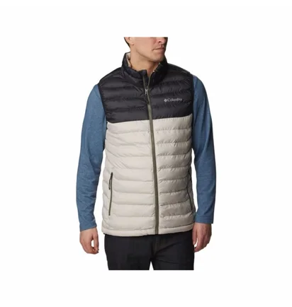 Жилетка чоловіча Columbia Powder Lite Vest Beige/Black 1748031278