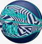Баскетбольний м'яч Wilson Nba Drv Plus Dazzle Camo Bskt Indigo Blue/Turquoise WZ3016102XB6