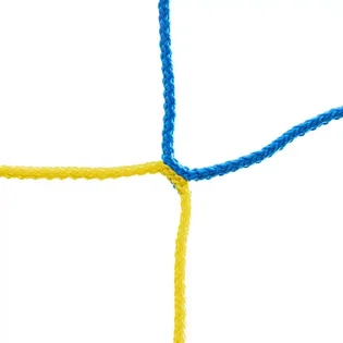 Сітка на футбольні ворота X2 Footbal Web 3Х2Х0,8Х1М Blue/Yellow PP320812-35X2-B-Y