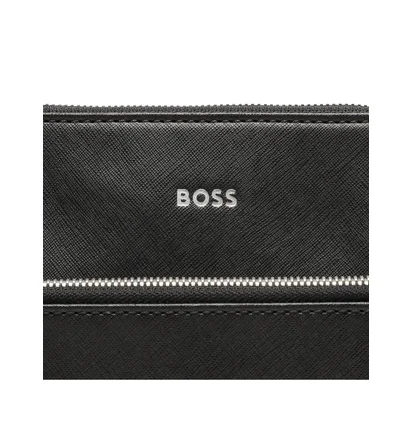 Сумка мужская Boss With Foil-Print Logo Black 50483567