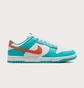 Кросівки чоловічі Nike Dunk Low Retro Turquoise/White DV0833-102