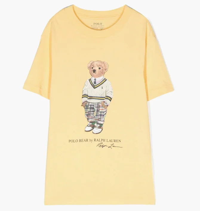 Футболка детская Polo Ralph Lauren Regular Fit Yellow 323853828016
