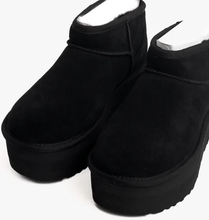 Угги женские UGG Classic Ultra Mini Platform Black 1135092-BLK
