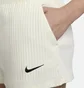 Шорты женские Nike Sportswear WomenS High-Waisted Ribbed Jersey Shorts White DV7862-133