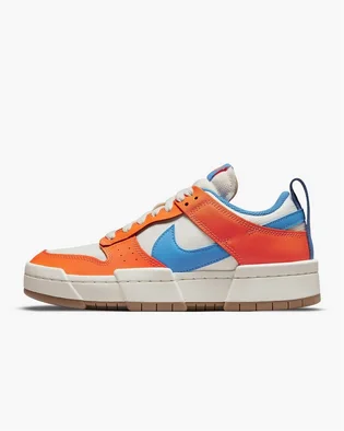 Кросівки жіночі Nike Dunk Low Disrupt Orange/White CK6654-104