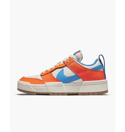 Кросівки жіночі Nike Dunk Low Disrupt Orange/White CK6654-104