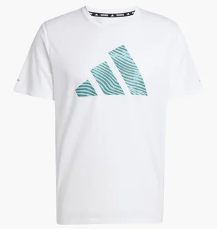 Футболка чоловіча Adidas Running Essentials Brand Love White JM5740