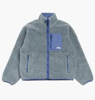 Кофта унисекс Stussy Sherpa Grey 118529-1032