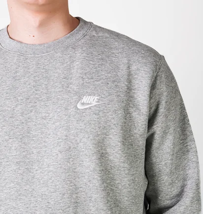 Світшот чоловічий Nike M NSW CLUB CRW BB Grey BV2662-063