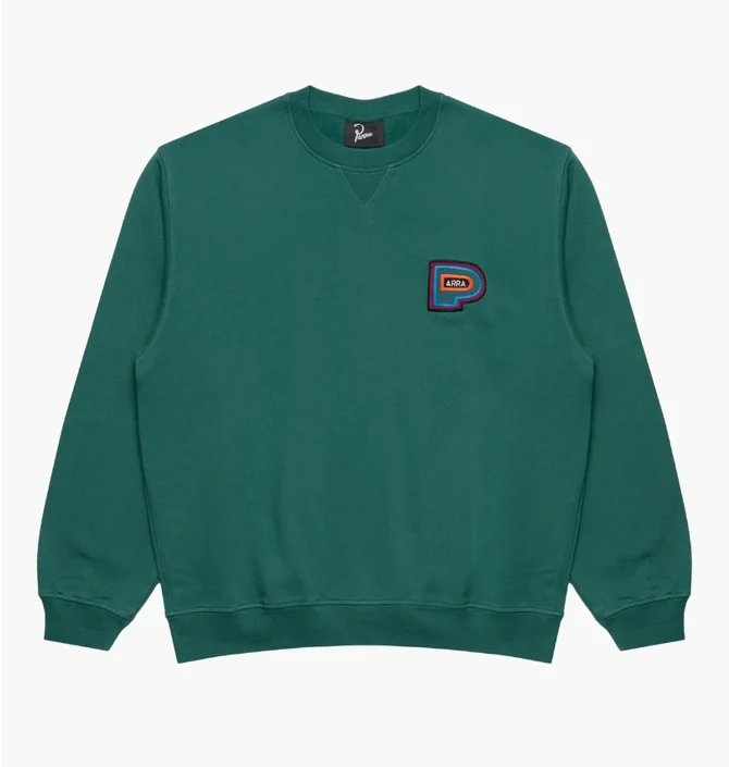 Свитшот унисекс By Parra Repeat Pea Green 53425