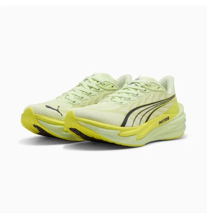 Кроссовки женские Puma Deviate Nitro 4 Yellow/Green 312124-04