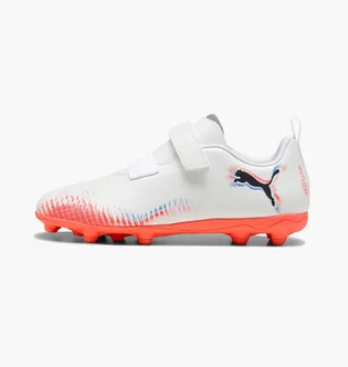 Бутсы детские Puma Future 8 Play V Fg Ag White 108630-01