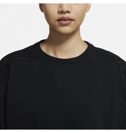 Світшот жіночий Nike Womens Cropped Fleece Training Crew Black DA0447-010