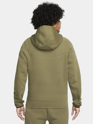 Толстовка мужская Nike Tech Fleece Full-Zip Windrunner Hoodie Olive FB7921-222