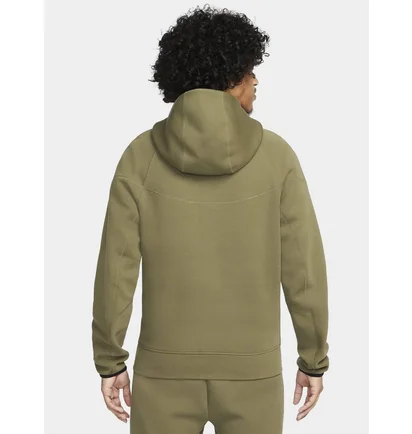 Толстовка чоловіча Nike Tech Fleece Full-Zip Windrunner Hoodie Olive FB7921-222