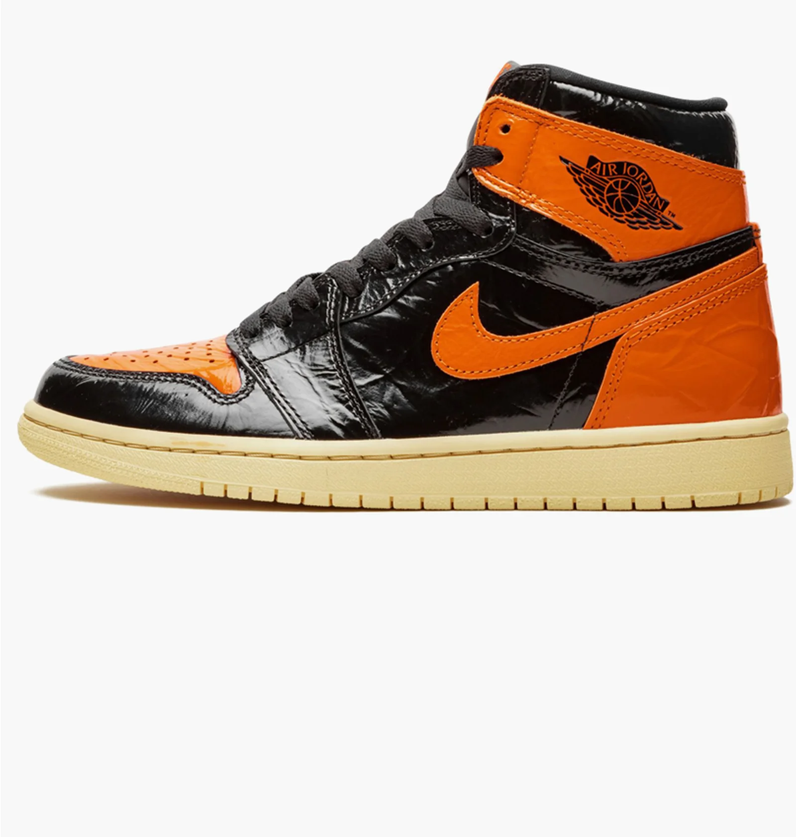 ᐉ Кросівки чоловічі Air Jordan 1 Retro High Og Black/Orange