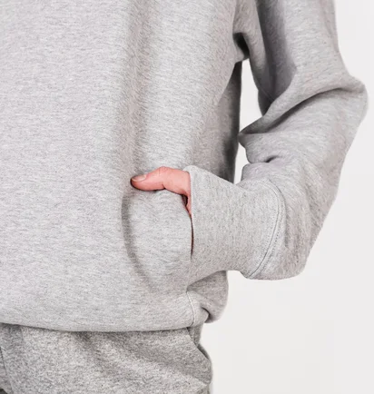 Худи унисекс Uniqlo Sweat Pullover Hoodie Grey 444967-05