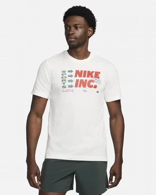 Футболка мужская Nike T-Shirt Do Fitnessu Dri-Fit White FV8360-133