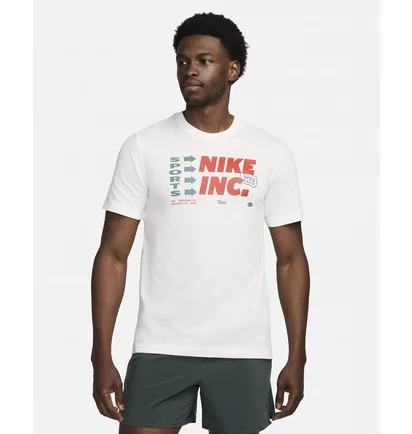 Футболка мужская Nike T-Shirt Do Fitnessu Dri-Fit White FV8360-133