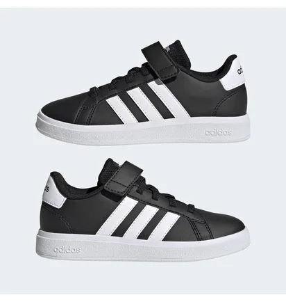 Кроссовки детские Adidas Grand Court Black GW6513