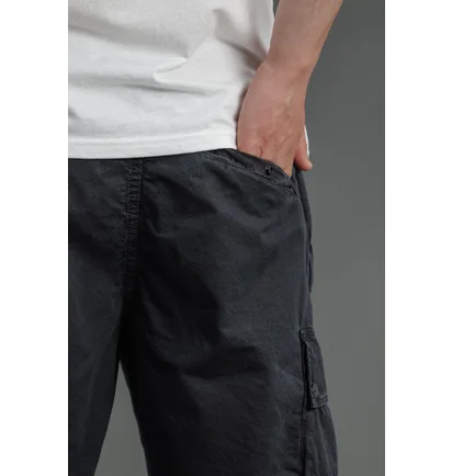 Шорты мужские Stone Island Slim Fit Cargo Bermuda Black 15L100011-S00WA-V0129