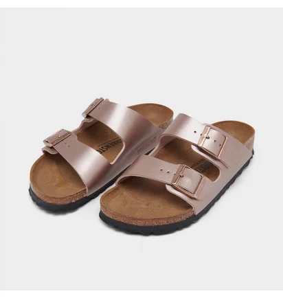 Тапочки жіночі BIRKENSTOCK Arizona Birkibuc Sandals Metallic 1023960