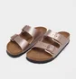 Тапочки жіночі BIRKENSTOCK Arizona Birkibuc Sandals Metallic 1023960