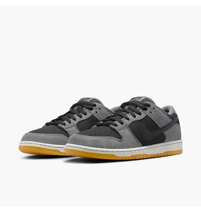 Кроссовки мужские Nike Dunk Low Sb Grey/Black HF3063-001