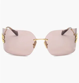 Солнцезащитные очки MIU MIU Brown/Gold 54YS-5AK061-80