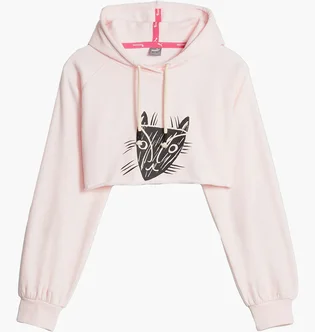Худі жіноче Puma X Lemlem WomenS Cropped Long Sleeve Training Tee Pink 523961-24