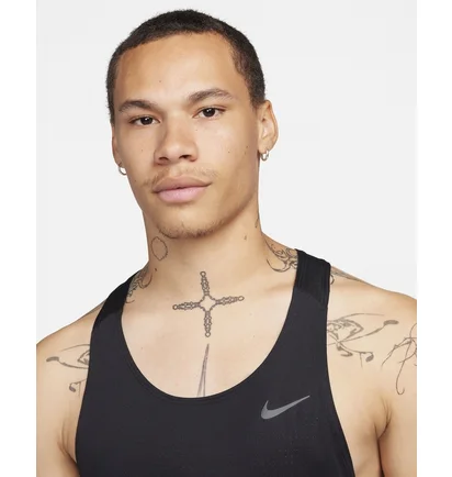 Майка мужская Nike Fast Dri-Fit Running Singlet Black FN4229-010