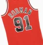 Майка мужская Mitchell & Ness Nba Swingman Chicago Bulls 97 Dennis Rodman Jersey Red SMJYGS18154-CBUSCAR97DRD