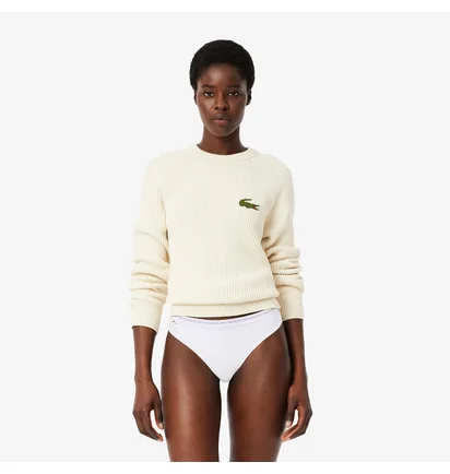 Трусики женские Lacoste Stretch Cotton String Briefs (3 шт) Multi 8F1341NUA