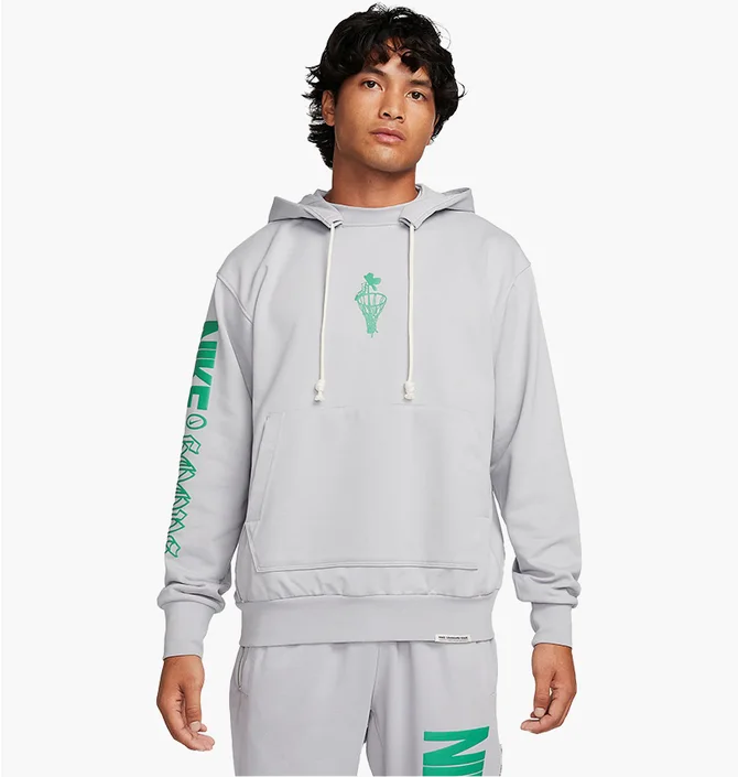 Худи мужское Nike Standard Issue Dri-Fit Pullover Hoodie Grey FN2702-012