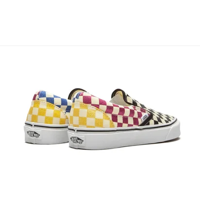 Кеды унисекс Vans Classic Slip On Beige/Black VN0A4U381HP