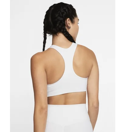 Топ женский Nike Womens Medium-Support 1-Piece Pad Sports Bra White Bv3636-100