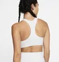 Топ женский Nike Womens Medium-Support 1-Piece Pad Sports Bra White Bv3636-100