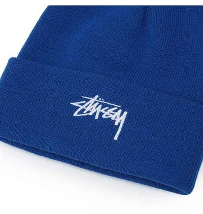 Шапка унисекс Stussy Stock Cuff Blue 1321020-0866