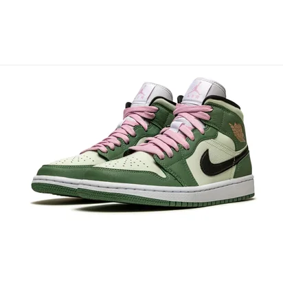 Кроссовки женские Air Jordan Wmns 1 Mid Se Green CZ0774-300