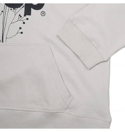 Худи женское Jeep Hooded Oversize Sweatshirt Botanical Print Beige O102606-J863