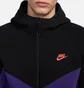 Толстовка мужская Nike Tech Fleece Black/Violet HF4432-504