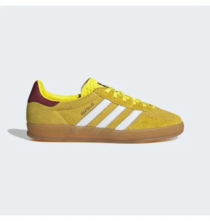 Кроссовки женские Adidas Gazelle Indoor Shoes Yellow IE7003