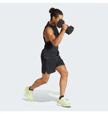 Майка мужская Adidas Designed For Training Workout Heat.Rdy Tank Black IS3708