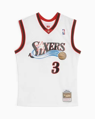 Майка чоловіча Mitchell & Ness Nba Swingman Philadelphia 76Ers 00 Allen Iverson Jersey White SMJYGS18200-P76WHIT00AIV