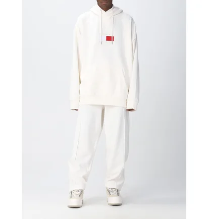 Худи мужское Tommy Hilfiger Jeans Tjcu Flag Hoodie Beige DM0DM15163
